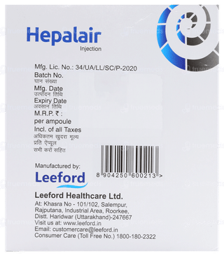 Hepalair Infusion 10ml